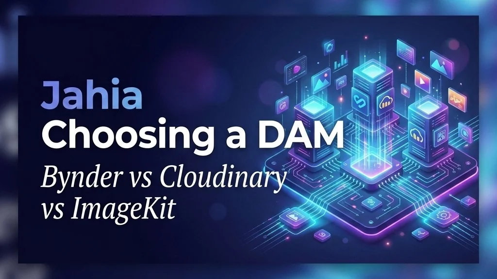 A comprehensive guide comparing Bynder, Cloudinary, and ImageKit for Jahia...