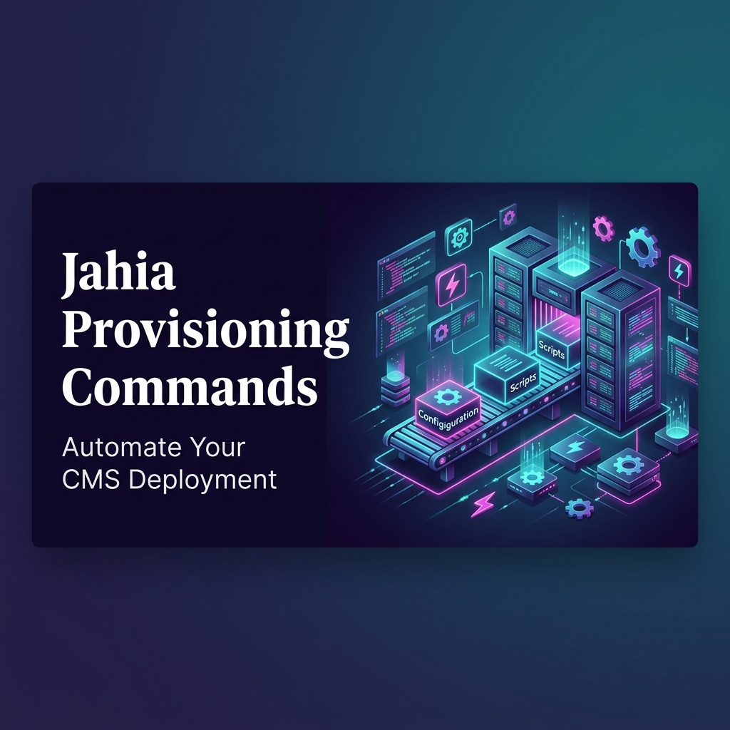 Jahia Provisioning Commands